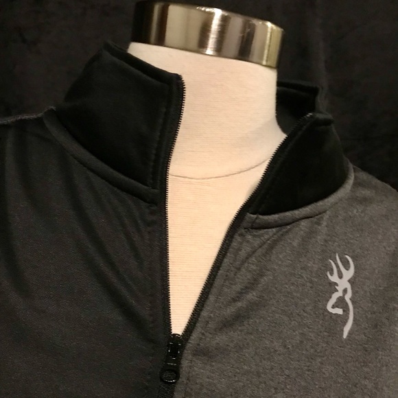 Browning Mens Black Hunting Sweater- L - Picture 5 of 8